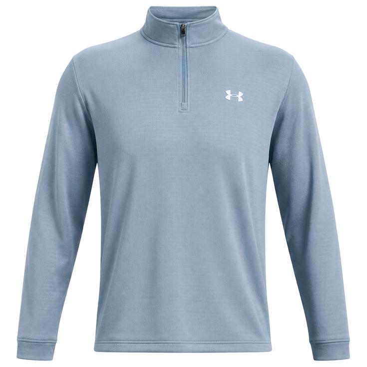 Under Armour Pullover Matchplay 1/4 Zip Blue Wind White Präsentation