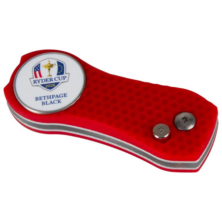 Level 4 Pitchgabel Aspect Snap Pitch Repairer Ryder Cup Red Präsentation