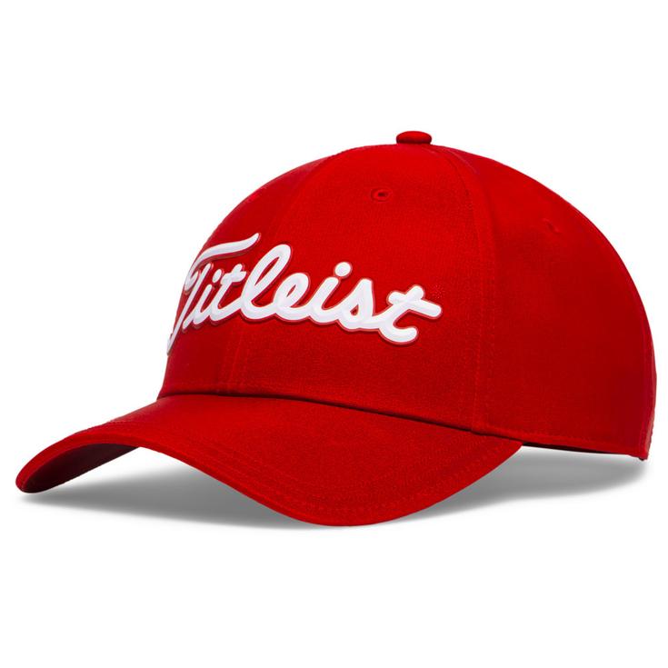 Titleist Cap Players Performance Ball Marker Red White Präsentation