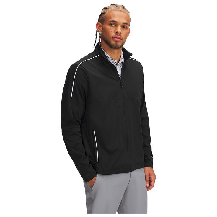 Under Armour Regenjacke Drive Wind Full Zip Black White Präsentation