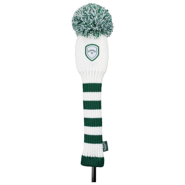 Callaway Golf Capuchon de club Pom Pom Hybrid White Green Présentation