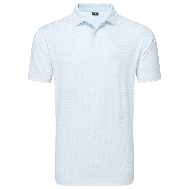 Footjoy Irongate Print Lisle White 