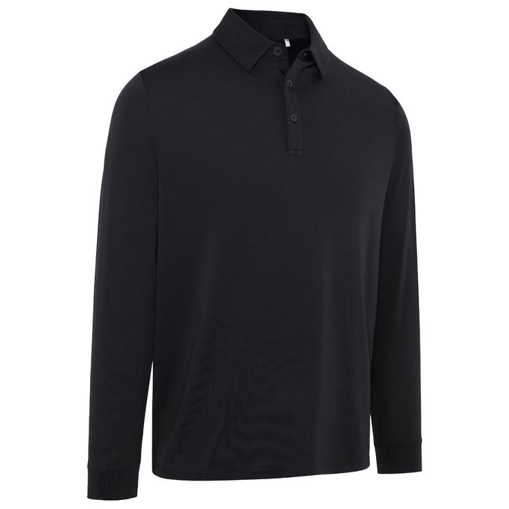 Callaway Golf Polohemde Soft Touch Long Sleeve Knit Caviar Präsentation