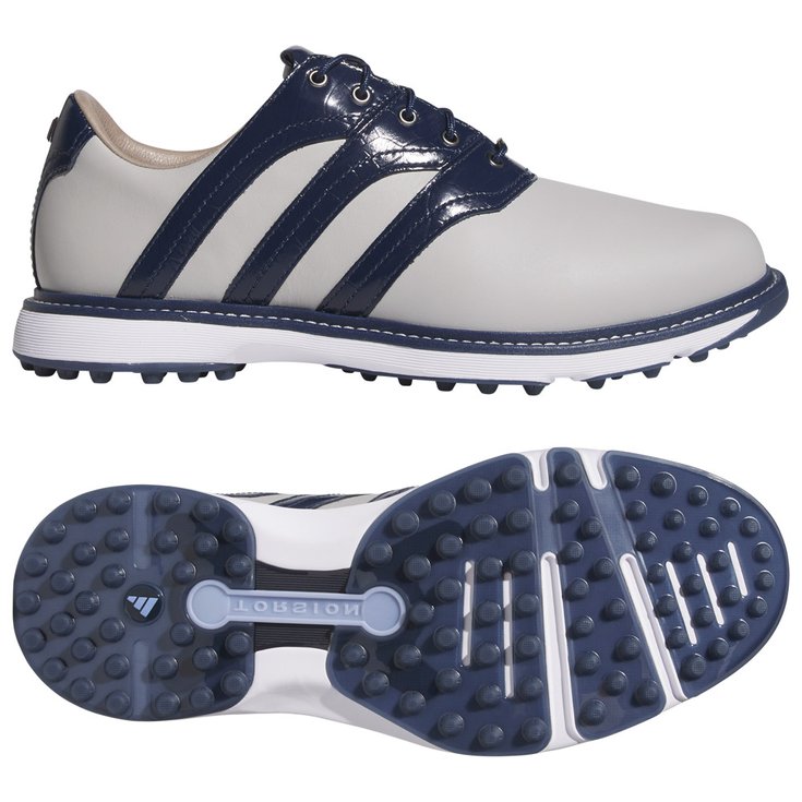 Chaussures sans crampons adidas Mc Z Traxion Grey Two Collegiate Navy White Hiver 2025 Monsieurgolf