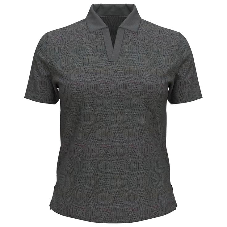 Under Armour Polo Bonded Jacquard Clay Green Silver Reflective Présentation
