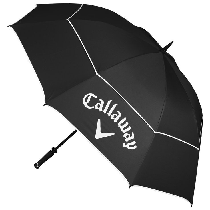 Callaway Golf Regenschirm Shield 64 Umbrella Black White Präsentation