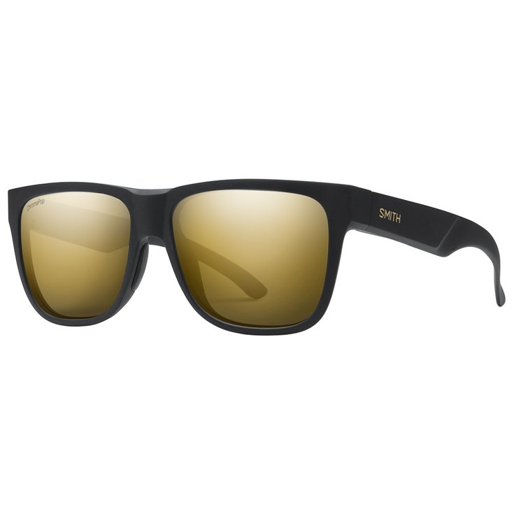 Smith Sonnenbrille Lowdown 2 Matte Black Gold Chromapop Black Gold Mirror Polarized Präsentation