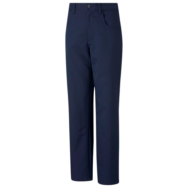 Puma Golf Pantalon Boy 5 Pocket Pant Navy Blazer Présentation