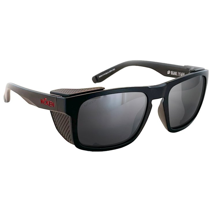 Moken Vision Sonnenbrille Santo Black Black Grey Cat.3 Polarized Präsentation