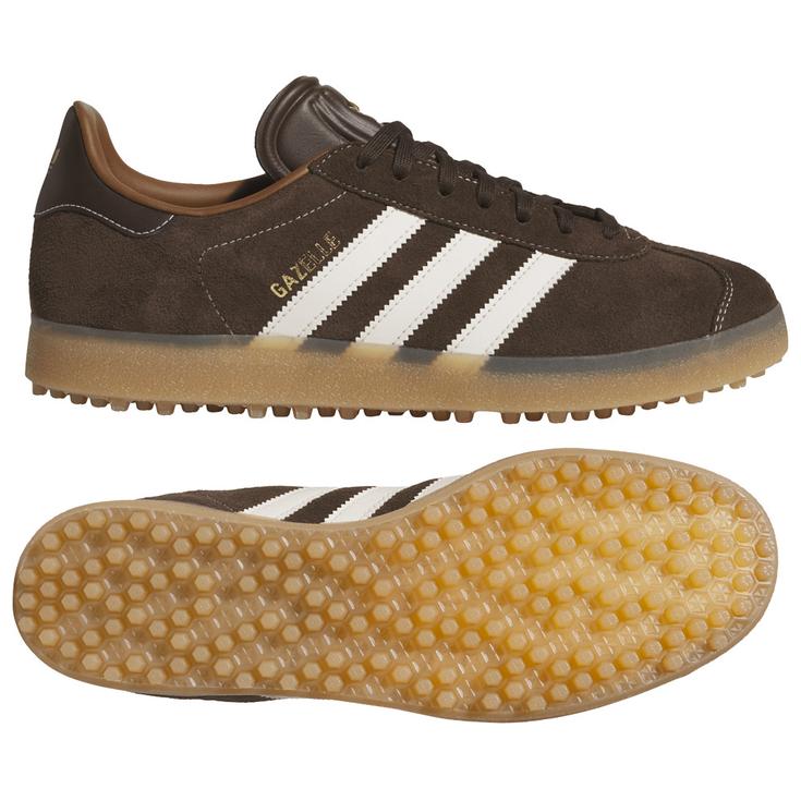 adidas Originals Schuhe ohne Spikes Gazelle Golf Dark Brown Präsentation
