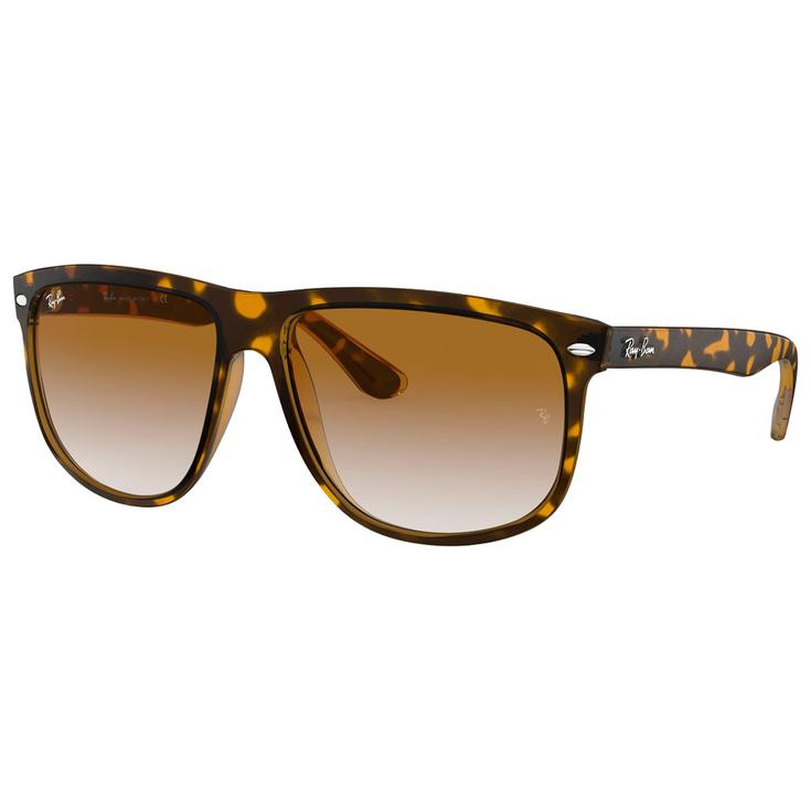 Ray Ban Sonnenbrille RB4147 Boyfriend Polished Light Havana Gradient Light Brown Präsentation