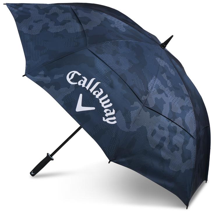 Callaway Golf Regenschirm Shield 64 Double Canopy Black Camo Präsentation