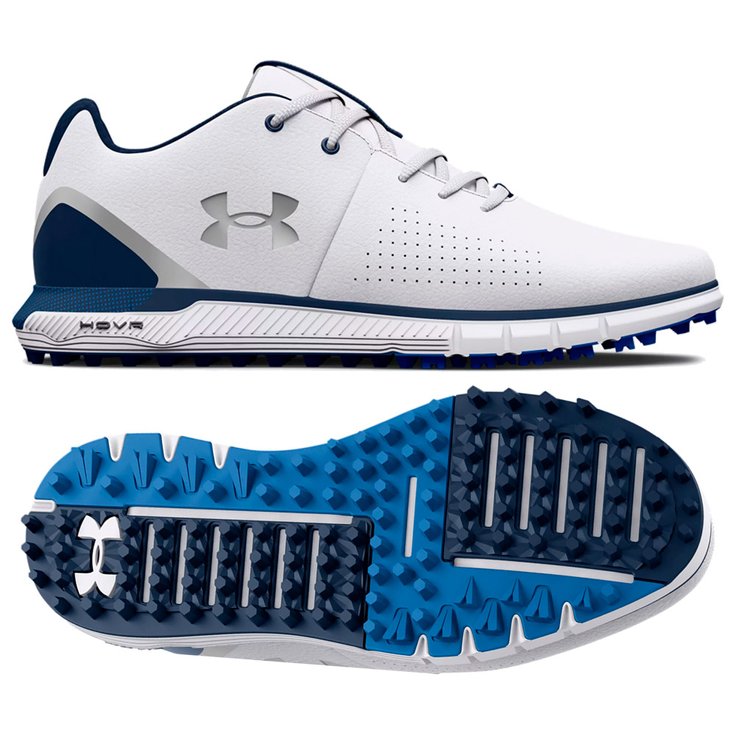 Under Armour Chaussures sans spikes HOVR Fade 2 Spikeless White Academy Présentation