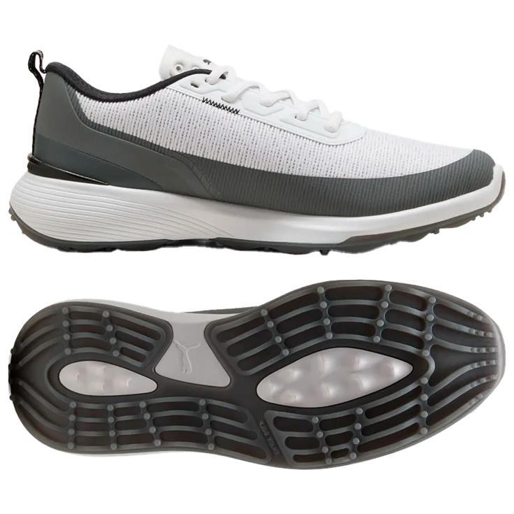 Puma Golf Schuhe ohne Spikes Gruve Sport White Ash Gray Präsentation