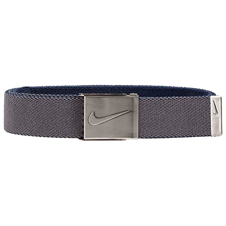 Nike Gürtel Essential Reversible Stretch Web Belt Dark Grey Navy Präsentation