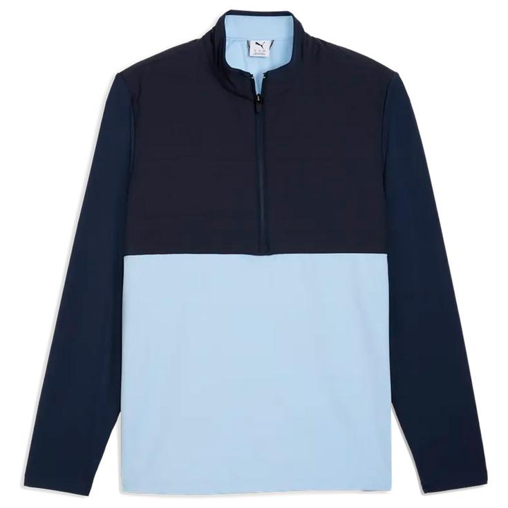 Puma Golf Pullover Cloudspun Tech Hybrid 1/2 Zip Deep Navy Präsentation