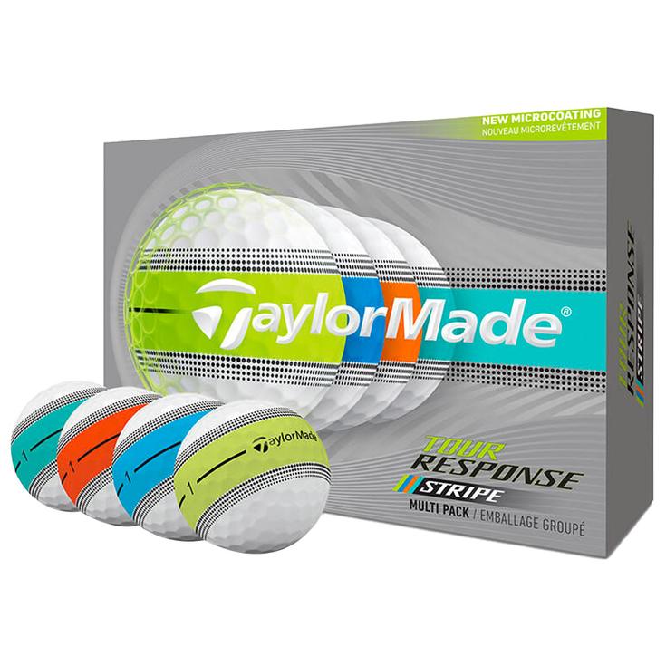 Taylormade Neue Golfbälle Tour Response Stripe Multi Präsentation