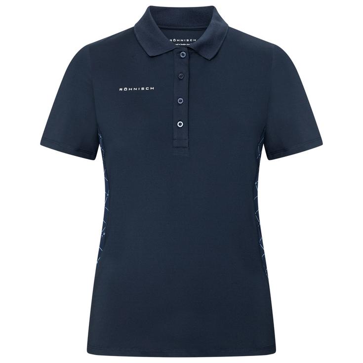 Rohnisch Polohemde Nicky Poloshirt Micro R Check Navy Präsentation