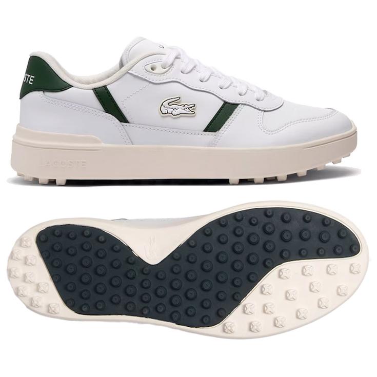 Lacoste Schuhe ohne Spikes T-Clip Golf Marine Vignoble Präsentation
