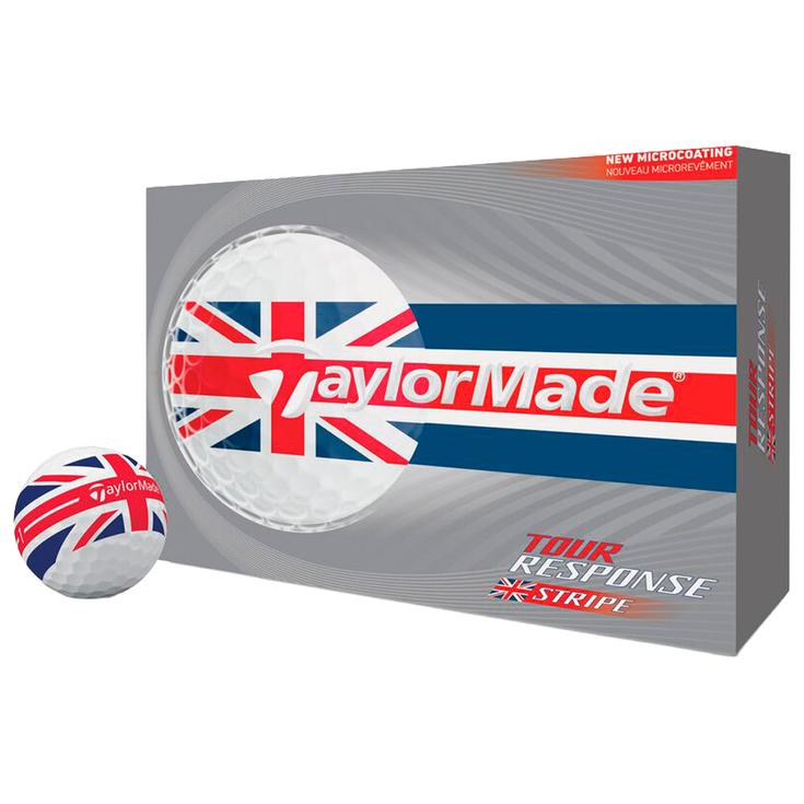 Taylormade Balles neuves Tour Response Stripe Limited UK Présentation