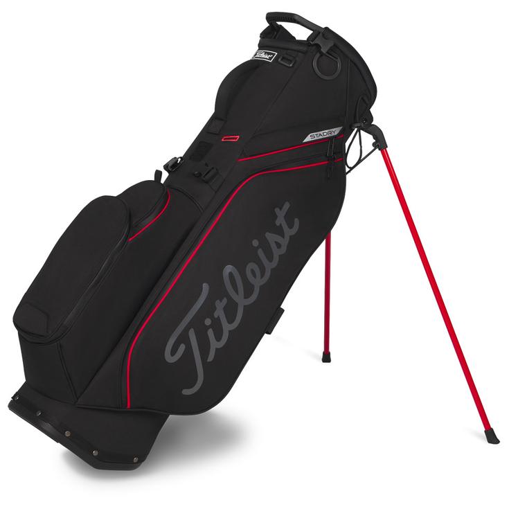 Titleist Sacs trepied serie Players S4 Stadry Black Red Graphite Présentation