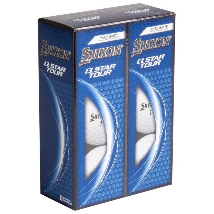 Srixon Balles neuves Q-Star Tour 5 Performance Pack 6 Balles Pure White Présentation