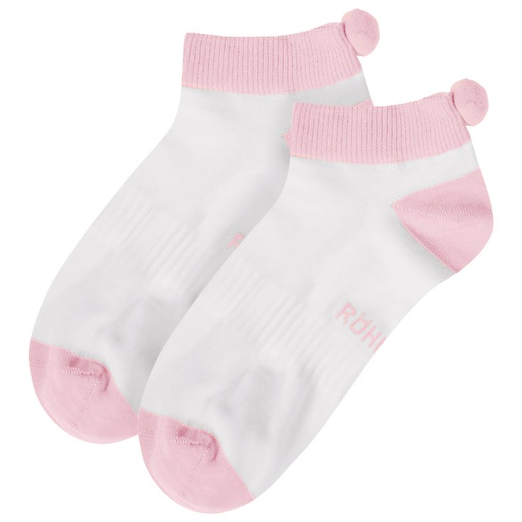 Rohnisch Chaussettes 2-Pack Functional Pompom Socks Pink Lady Présentation