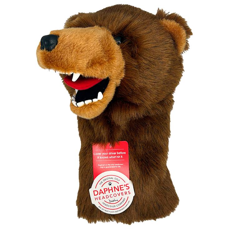 Daphne Schlägerhaube Couvre-Bois Peluche Grizzly Bear Präsentation