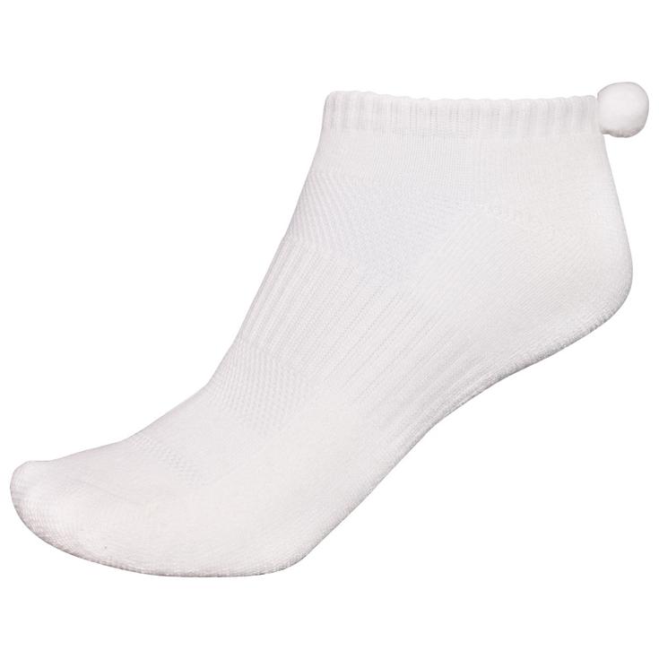 Footjoy Socken Women Prodry Pom Pom White Präsentation