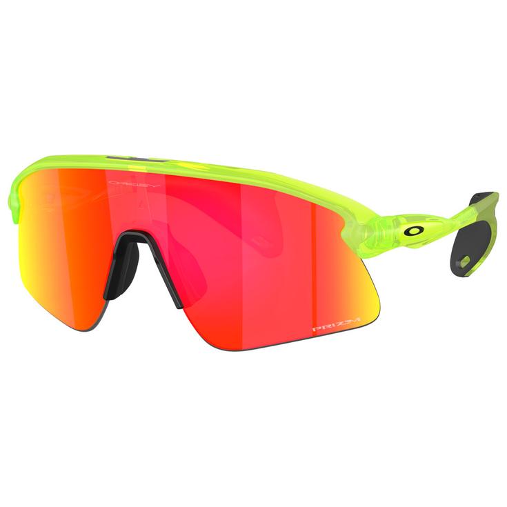 Oakley Sonnenbrille Stunt Devil Matte Uranium Prizm Ruby Präsentation