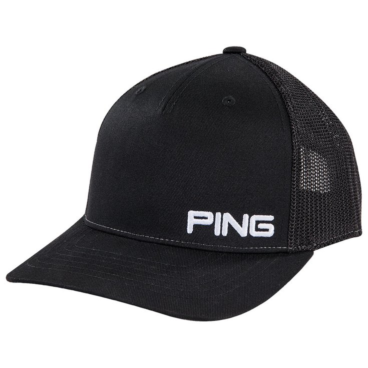 Ping Cap Ping Corner Mesh Black - AJUSTABLE Präsentation