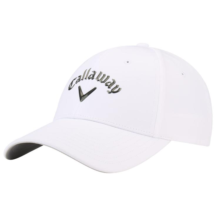 Callaway Golf Cap Liquid Metal Women White Gunmetal Präsentation