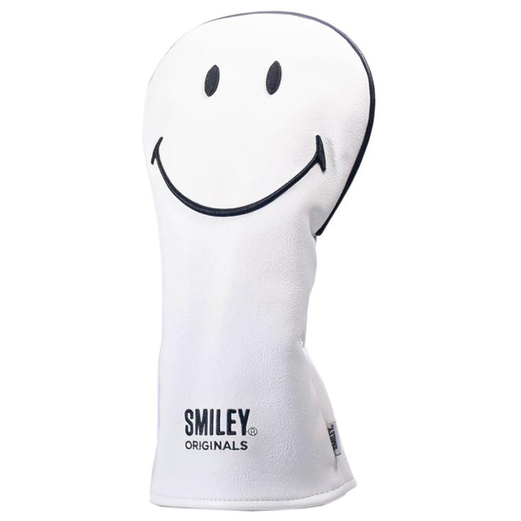 Smiley Schlägerhaube Driver Smiley Original Classic White Präsentation