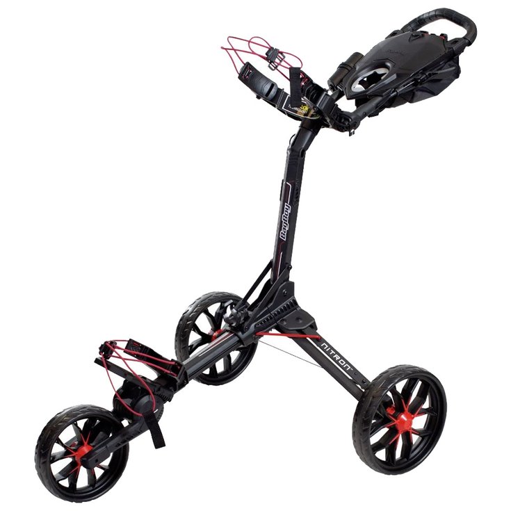 Bag Boy Manueller Trolley (3 Räder) Nitron Black Red - Sans Präsentation