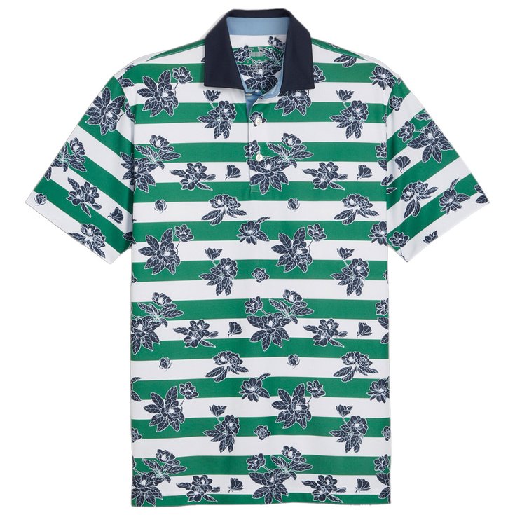 Puma Golf Polohemde Pique Garden Polo Vine Deep Navy Präsentation