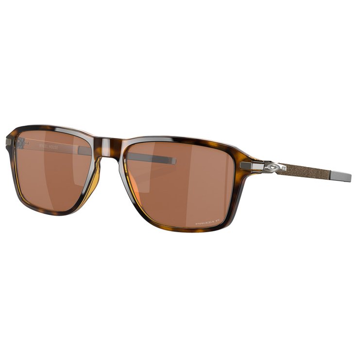 Oakley Wheel House Polished Brown Tortoise Prizm Tungsten Polarized 