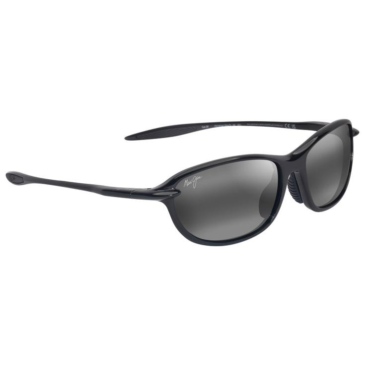 Maui Jim Hookipa Ultra R Asian Fit Shiny Black Neutral Grey MauiUltra 