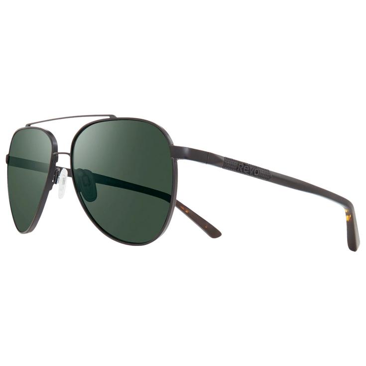 Revo Sonnenbrille Arthur Black Crystal Smoke Green Polarized Präsentation
