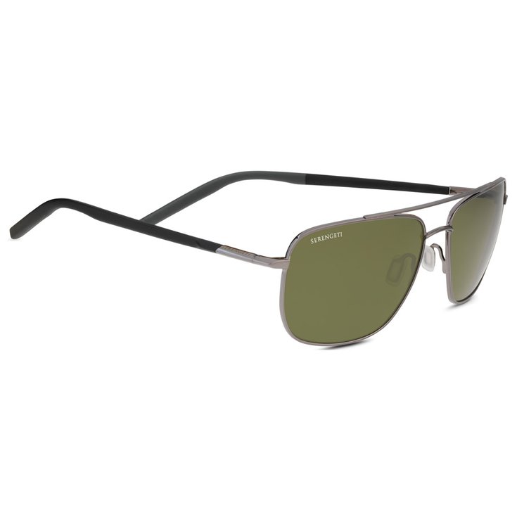 Serengeti Sonnenbrille Tellaro Shiny Gun Metal Polarized 555nm Präsentation