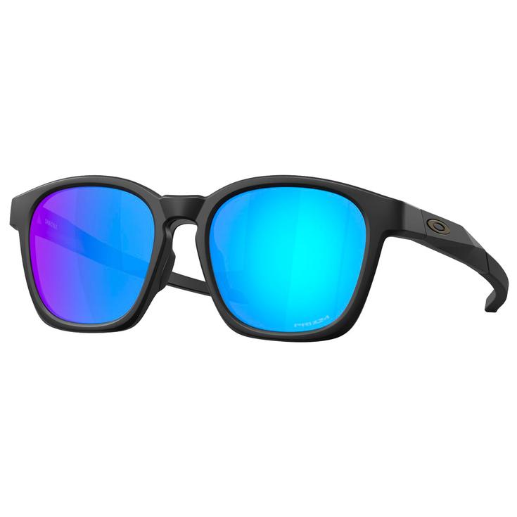 Oakley Sonnenbrille Shackle Matte Black Prizm Sapphire Präsentation