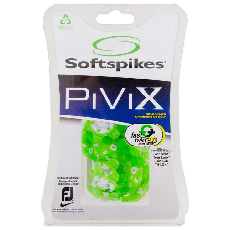 Softspikes Spikes Pivix Fast Twist 3.0 Green - Sans Présentation