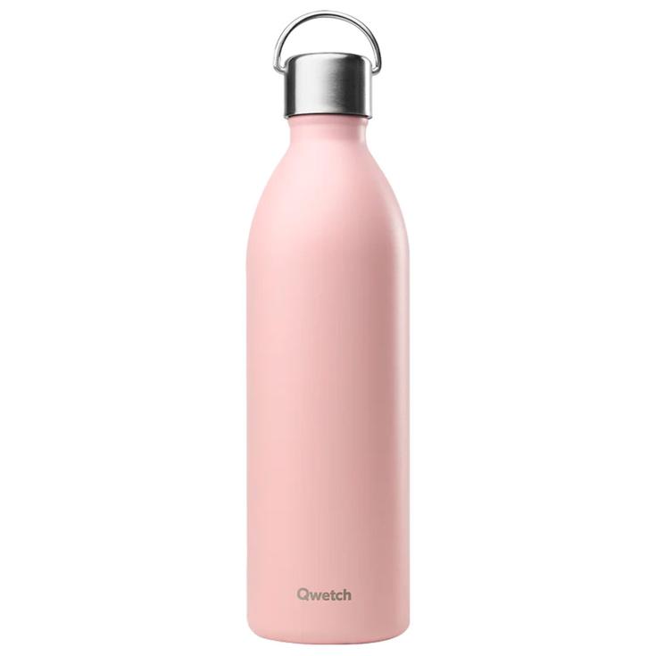 Qwetch Trinkflasche Active 1L Matt Pastel Rose Präsentation
