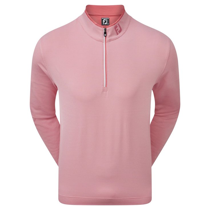 Footjoy Pullover Lightweight MicroStripe Chill Out Cape Red White Präsentation