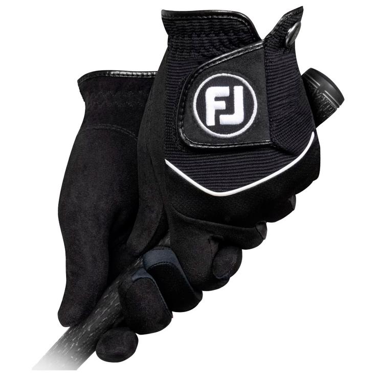Footjoy Gants synthetiques pluies (Unité/Paires) Raingrip Pairs Black Droitier/Gaucher - M-L Présentation