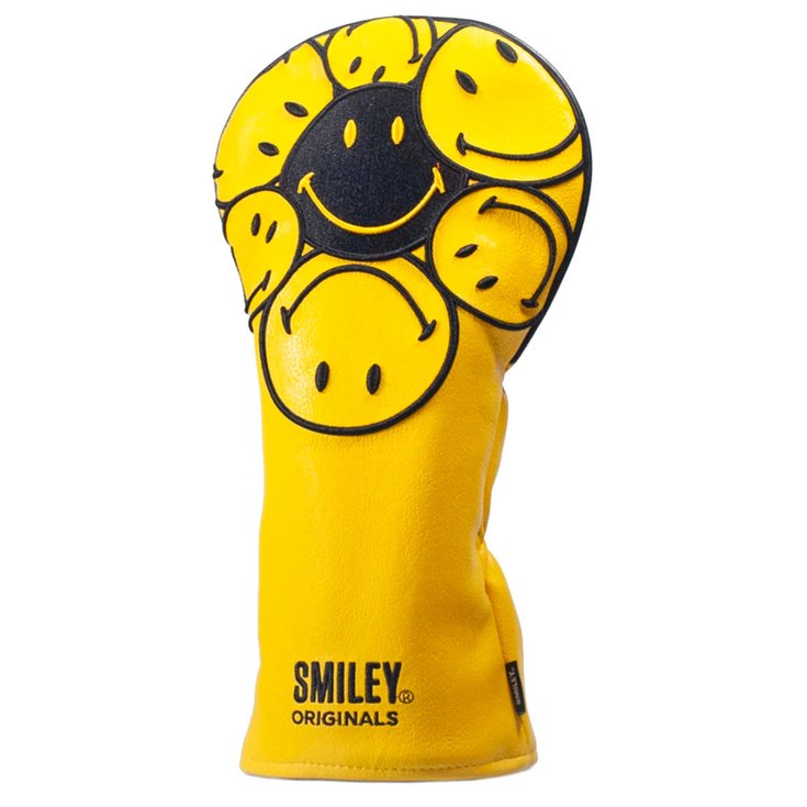Smiley Capuchon de club Driver Smiley Original Stacked Yellow Black Présentation