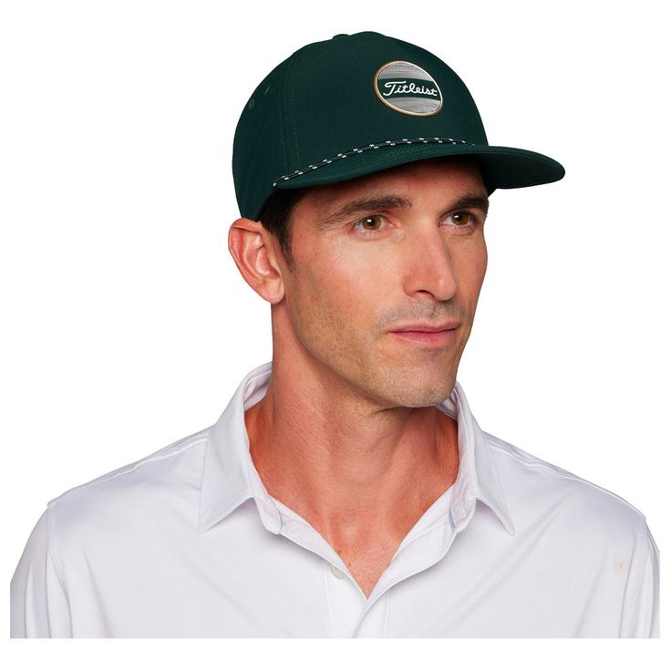Titleist Casquettes Montauk Lightweight Limited Edition Tee Time Collection Pine White Gold Présentation