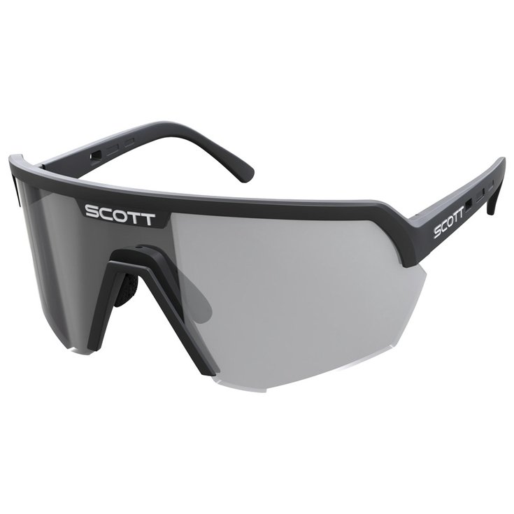 Scott Sonnenbrille Sport Shield Black Grey Light Sensitive Präsentation