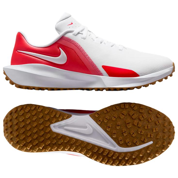 Nike Schuhe ohne Spikes Infinity G White White Lt Crimson Präsentation