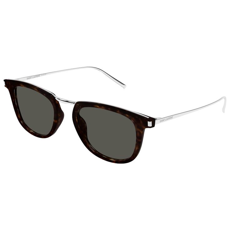 Saint Laurent Lunettes de soleil SL 753 002 Havana Silver Présentation