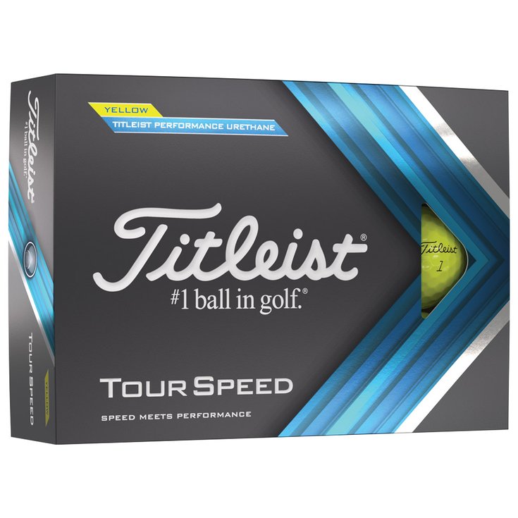 Titleist Balles neuves Tour Speed Yellow 2022 Présentation